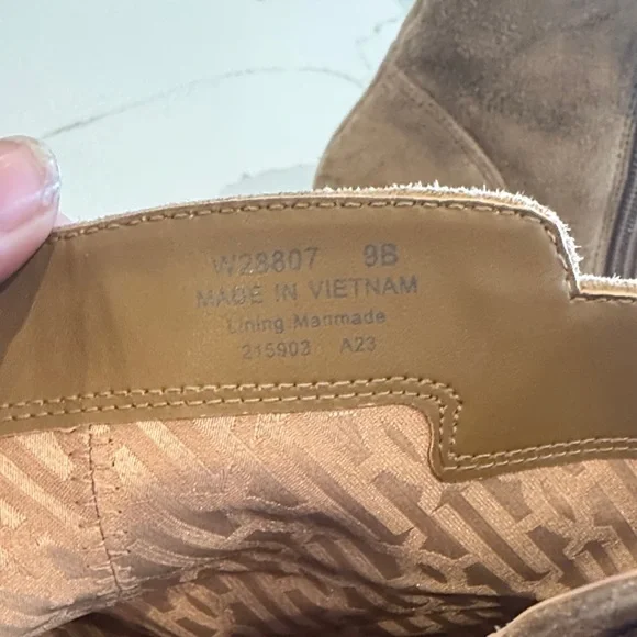 Cole Haan Tan Suede Ankle Boots - Picture 6 of 6